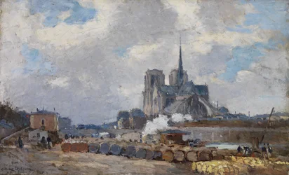 Notre Dame de Paris, Blick vom Quai de la Tournelle